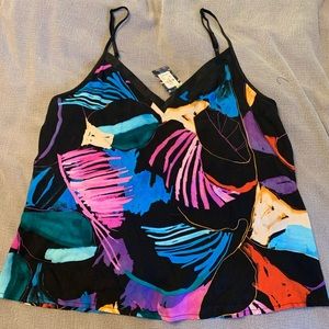 Fun retro vibe camisole tank V-neck